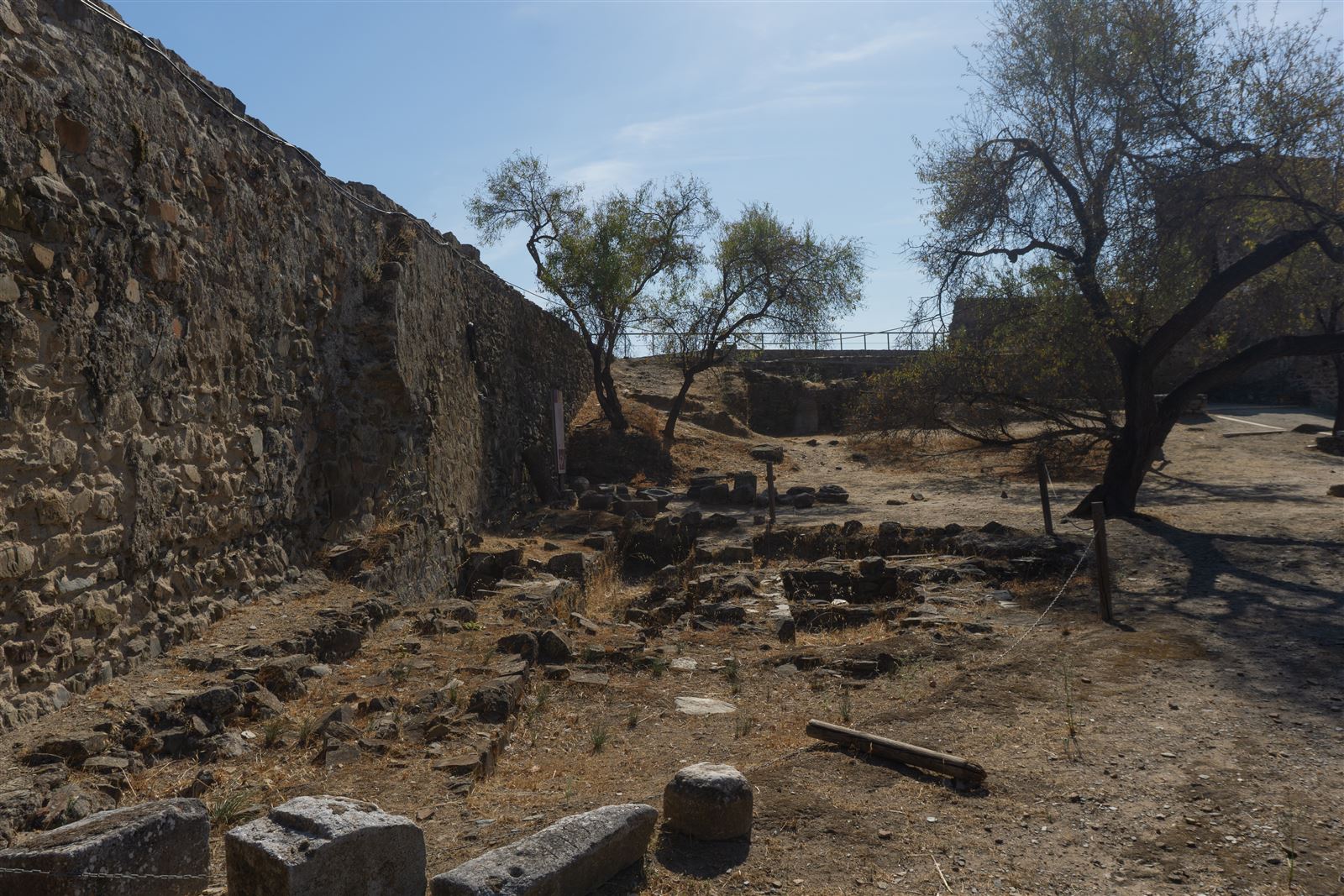 Archaeological excavations inside Mértola Castle